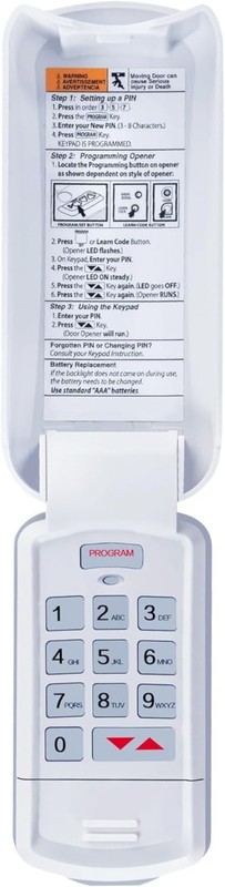 Universal Genie Garage Door Keypad Replacement GK-R - Wireless, Keyless Entry gallery