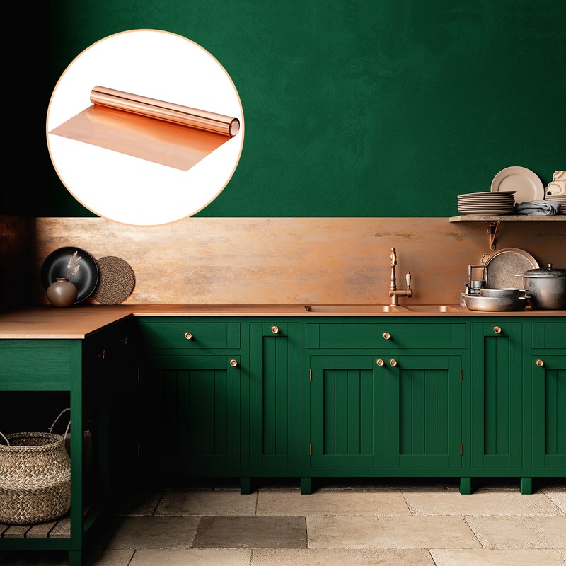 Copper Sheet Roll Copper Strip Copper Flashing Metal Foil Plate 3500x300x0.02mm gallery