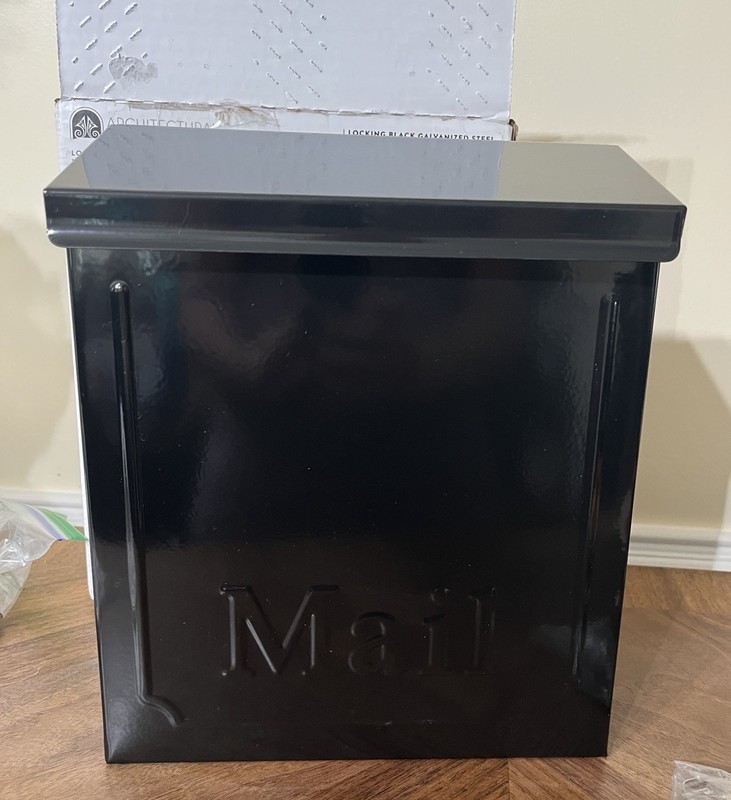Architectural Mailboxes Wall Mount Key Lock Galvanized Steel 4.1" x 8.6" x 10.1" gallery