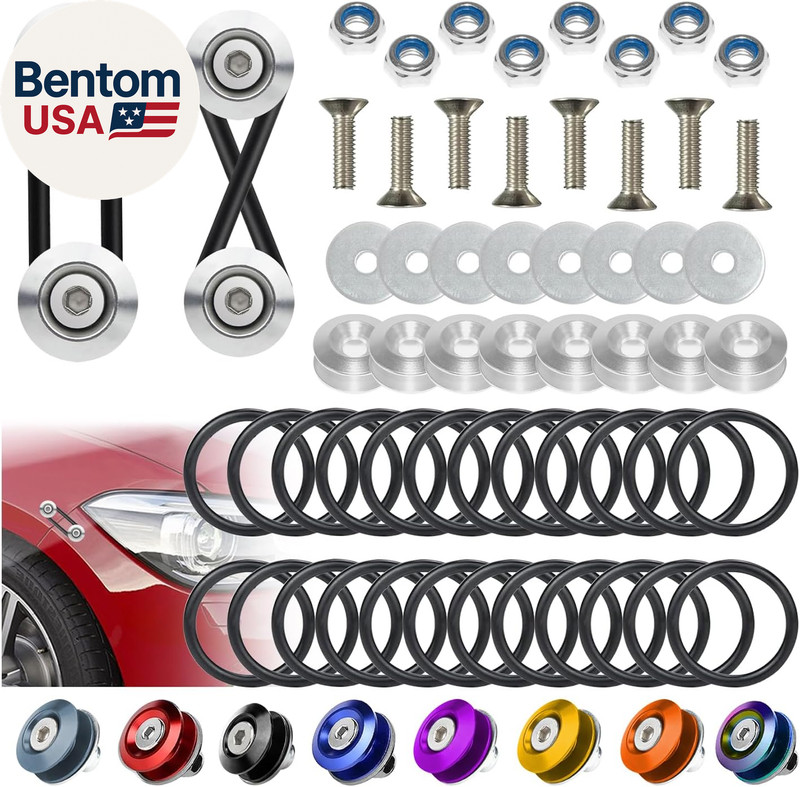 Universal Bumper Clips, Front Rear Bumper Quick Release Kit, Bumper Holders for