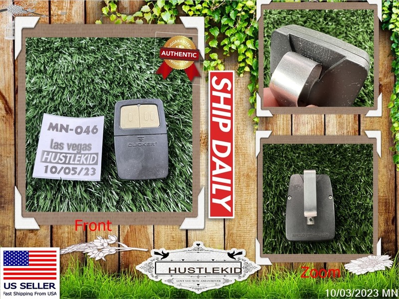 Genuine Clicker LiftMaster 2 button Garage Door & gate remote opener KLIK1 375LM