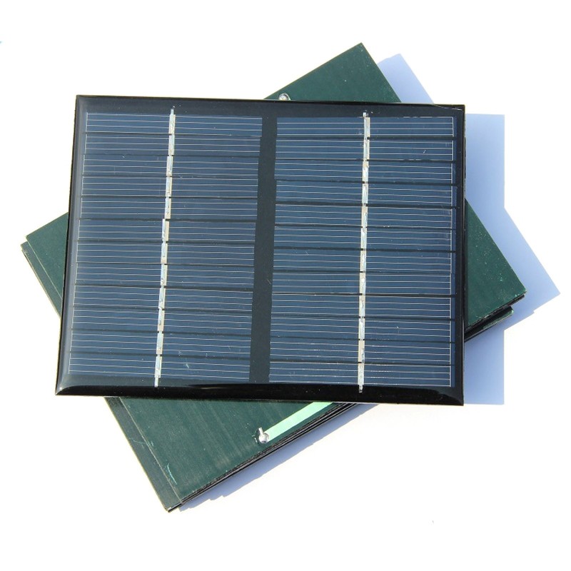 1Pair Solar Panel Cell Module Epoxy Charger For Charging Cellphones DC Batteries gallery
