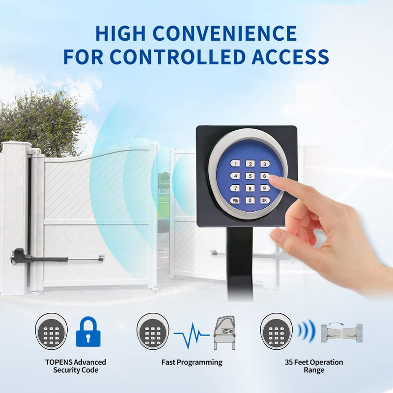 TKP3 Wireless Keypad Keyless Entry Keypad Digital Code Panel Security Control fo gallery