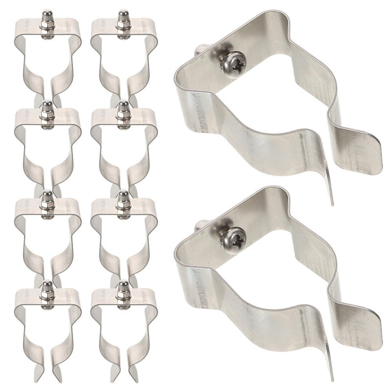 Window Well Cover Spring Clip Plate for Glass Greenhouse Panel Retainer Clips gallery