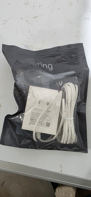 Ring Plug-In Adapter 2nd Generation Power Supply White for Ring Video Doorbells
