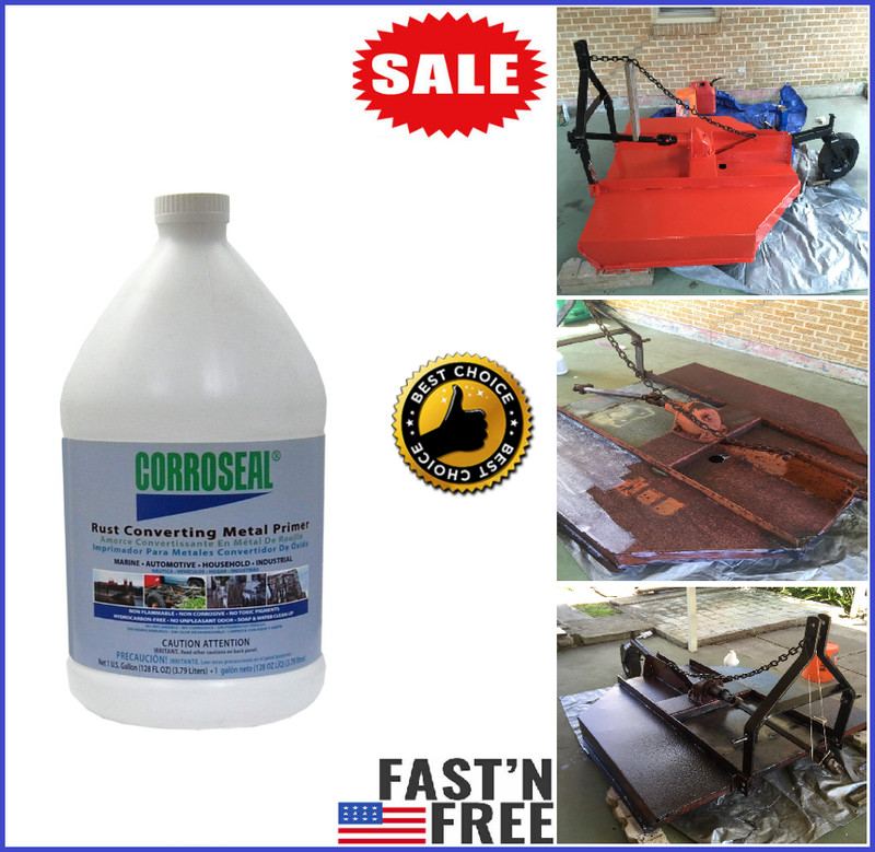 Corroseal-82331 Water-Based Rust Converter Metal Primer, Rust Converter 1 Gallon