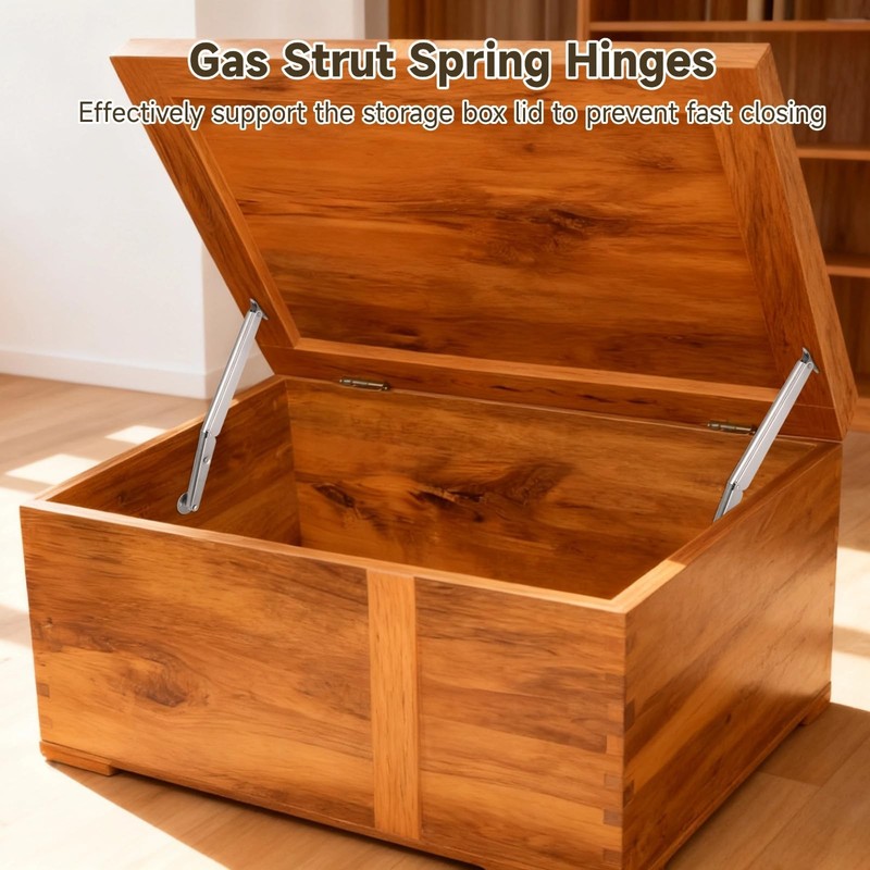 4 Pcs Gas Strut Spring Hinges, Sturdy 150N Lid Support Hinge, 12.6 in / 32 cm... gallery