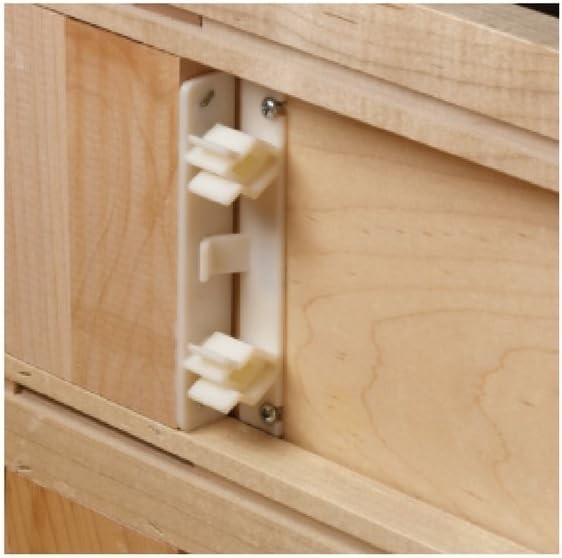 Durable White False Drawer Front Clips - Includes Connectors & Screws Kit gallery