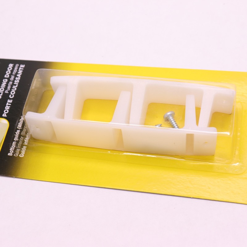 (2-Pk) Prime Line Bypass Door Guide Nylon Bottom Mount N6563