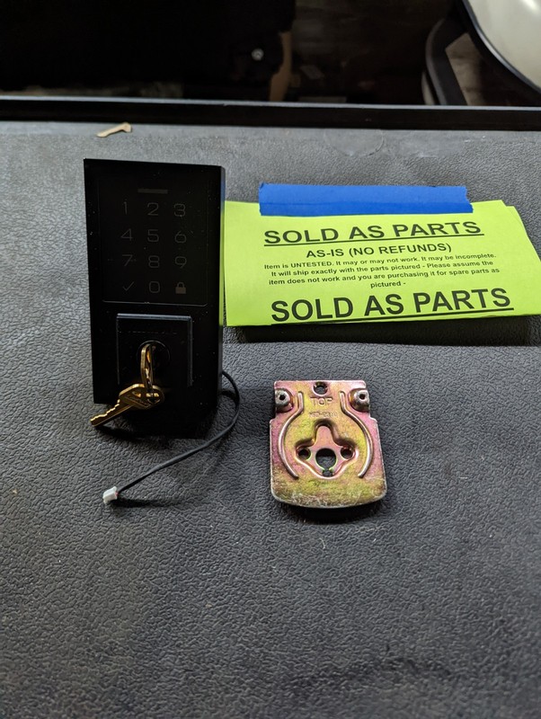 Kwikset SmartCode 270 Touchpad Matte Black Deadbolt Smart Keypad Only
