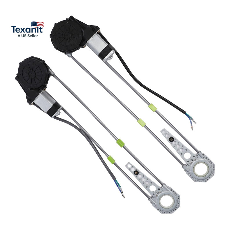 Power Window Conversion Kit, Electric Roll up Window Kit with One Touch Operatio gallery
