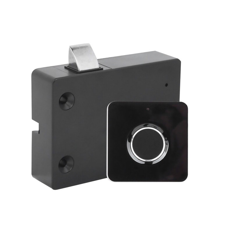 Easy Operate Fingerprint Smart Lock Keyless USB Rechargeable Cabinet Drawer Door