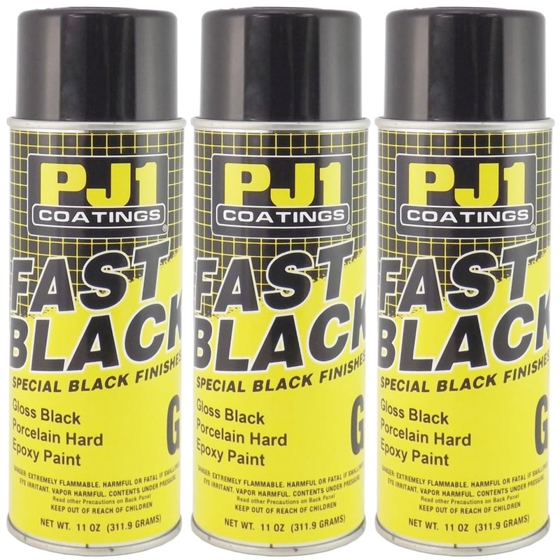 Rust-Resistant Gloss Black Epoxy, 33 oz – 3 Pack