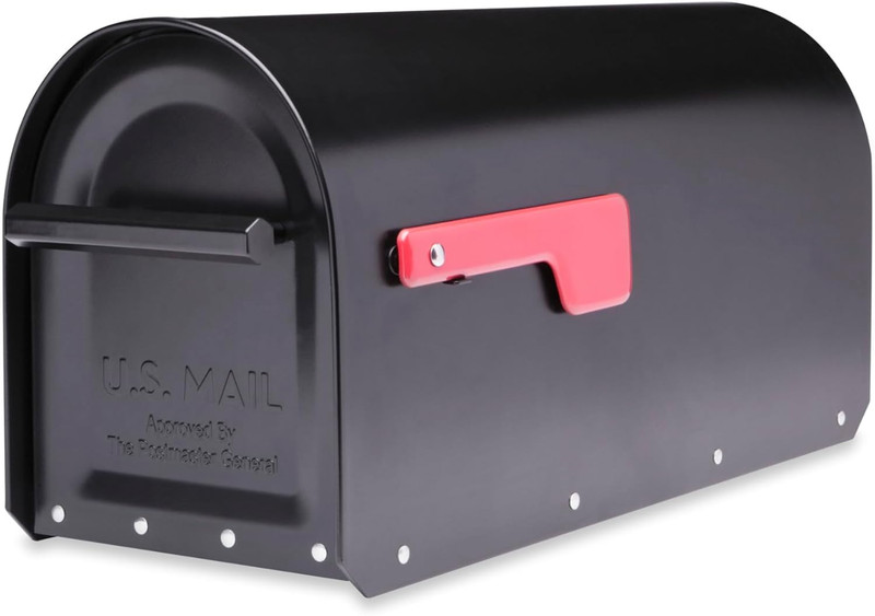 Architectural MAILBOXES 5560B-R-10 Architectural Mailboxes Sequoia Post Mount Ma
