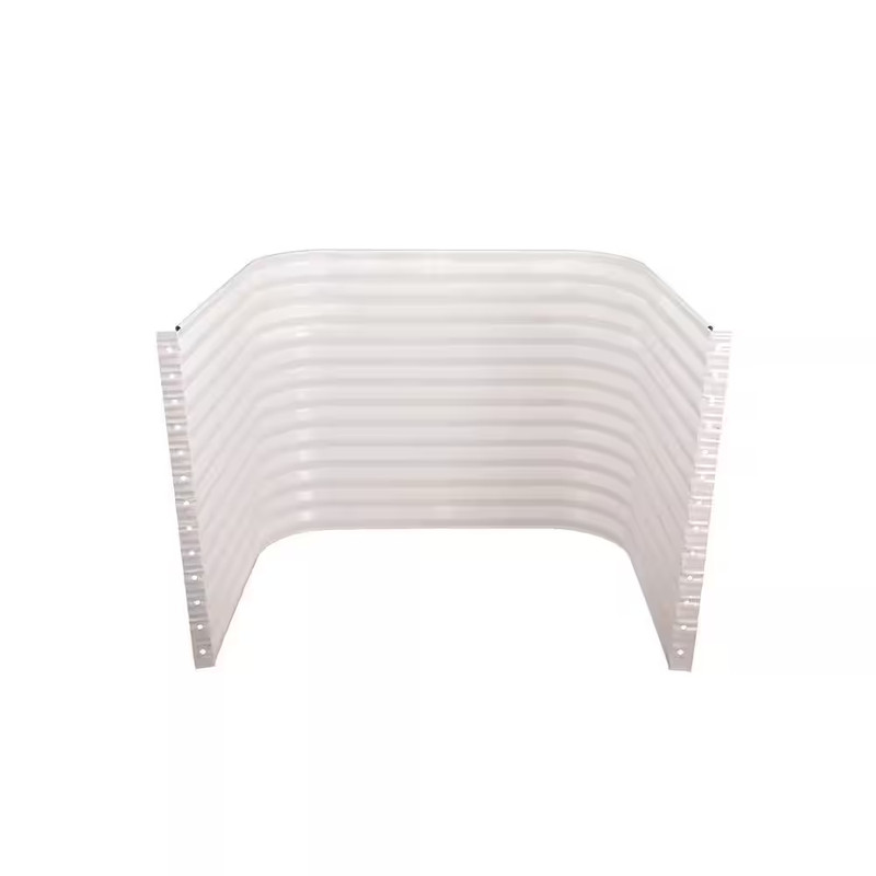 50 In. W X 36 In. D X 36 In. H White Steel Egress Window Well