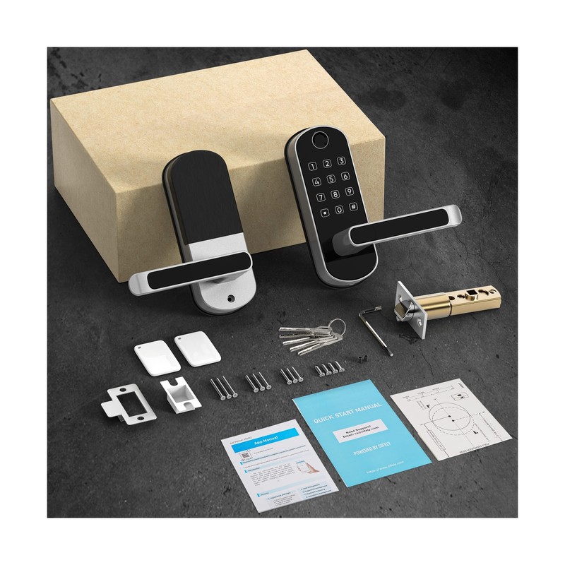 samtechT Smart Lock, Keyless Entry Door Lock, Fingerprint Door Lock, Smart Do... gallery