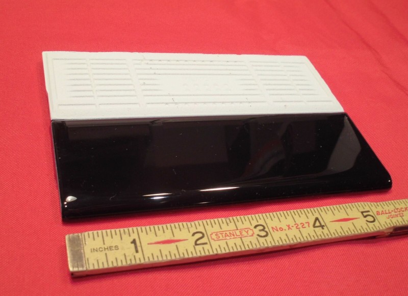 American Olean Mexico Bright Black Gloss Ceramic 1 Bullnose Wall Tile 6 X 2 inch
