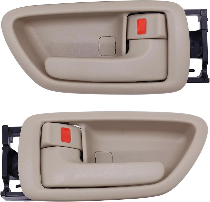 2Pcs Beige Interior Door Handles for 2001-07 Sequoia & 2000-06 Tundra