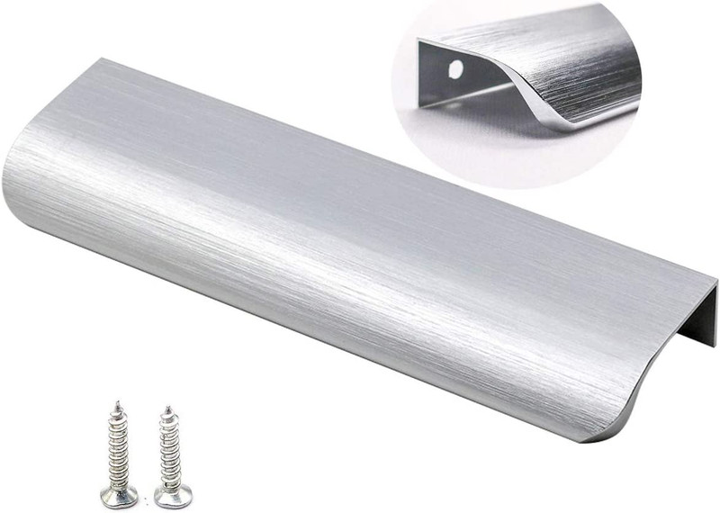 25-Pack Finger Pull Handle Edge Pull Door Finger Pull Brushed Nickel Finger Pull