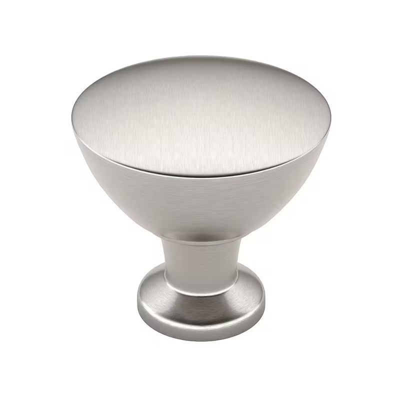 Acadia Collection 1-5/16 In. (34 Mm) Modern Brushed Nickel round Cabinet Knob