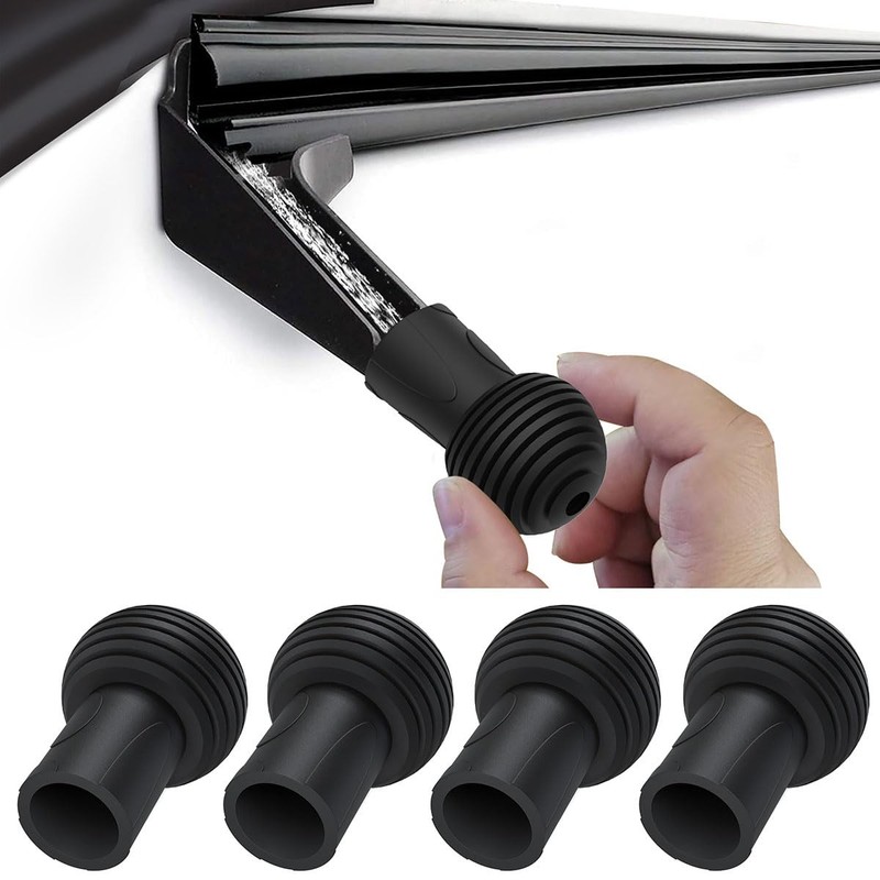 4 Packs RV Gutter Spout Caps, Easy to Install and not Fall Off black 