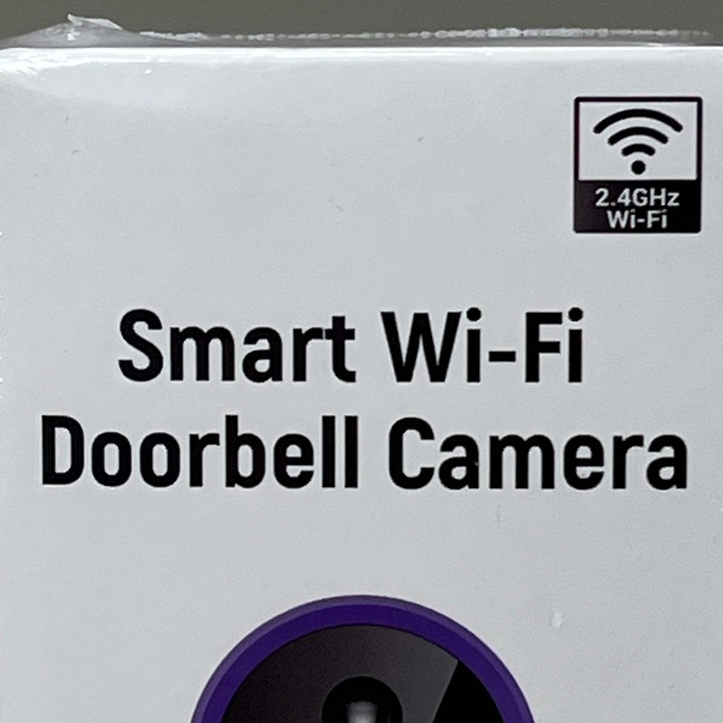 SHENZHEN PUGE ELECTRONICS Wireless Smart 2.4 GHz Wi-Fi Doorbell Camera P50 Black gallery