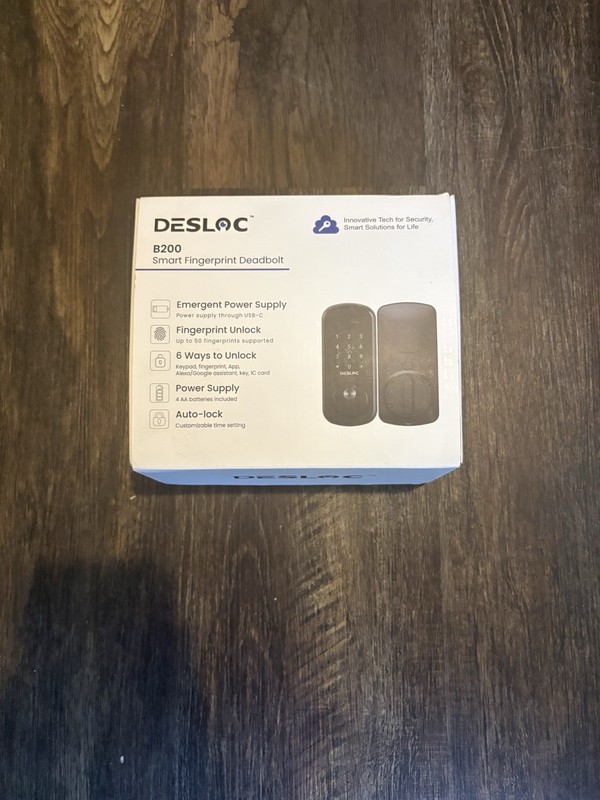 DESLOC B200 Fingerprint Smart Door Lock, Keyless Entry Door Lock, App Control…