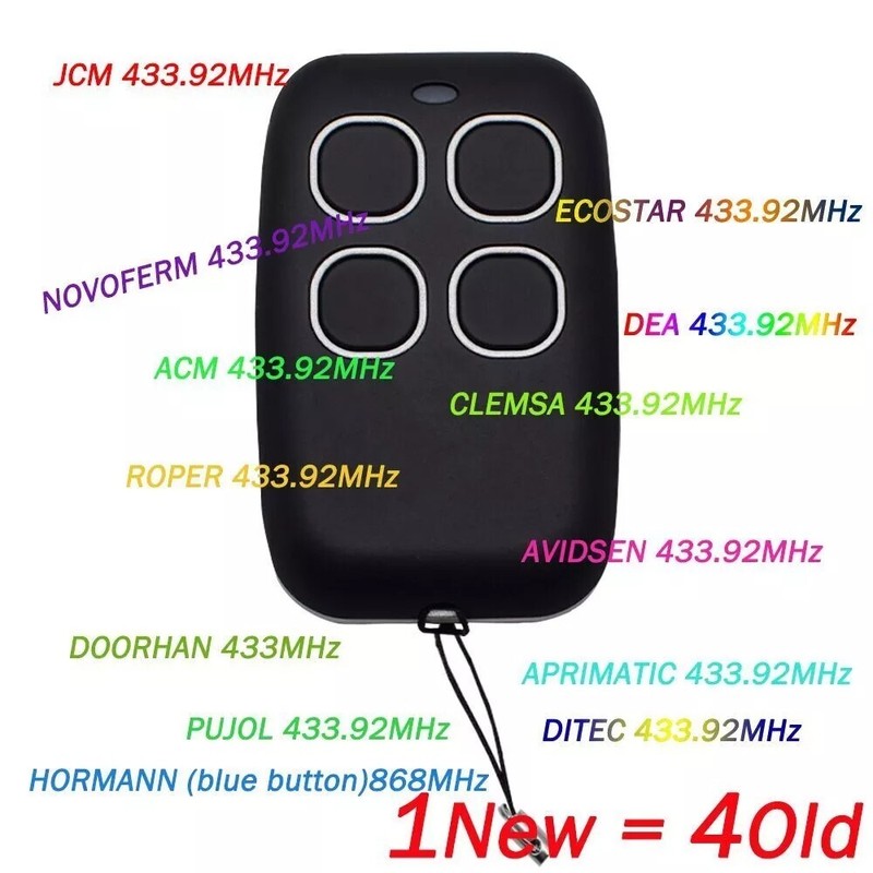 Door Opener Remote Control Duplicator Multi-Frequency Code Grabber 287-868MHz gallery
