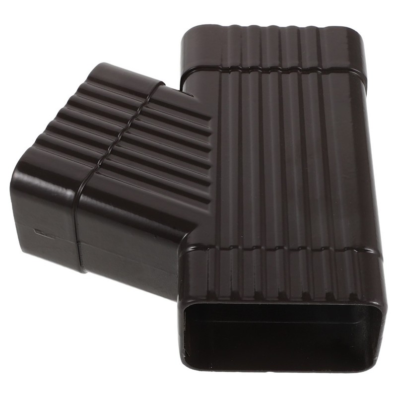 Rectangular Downspout Fitting Gutter Connector Commercial Building