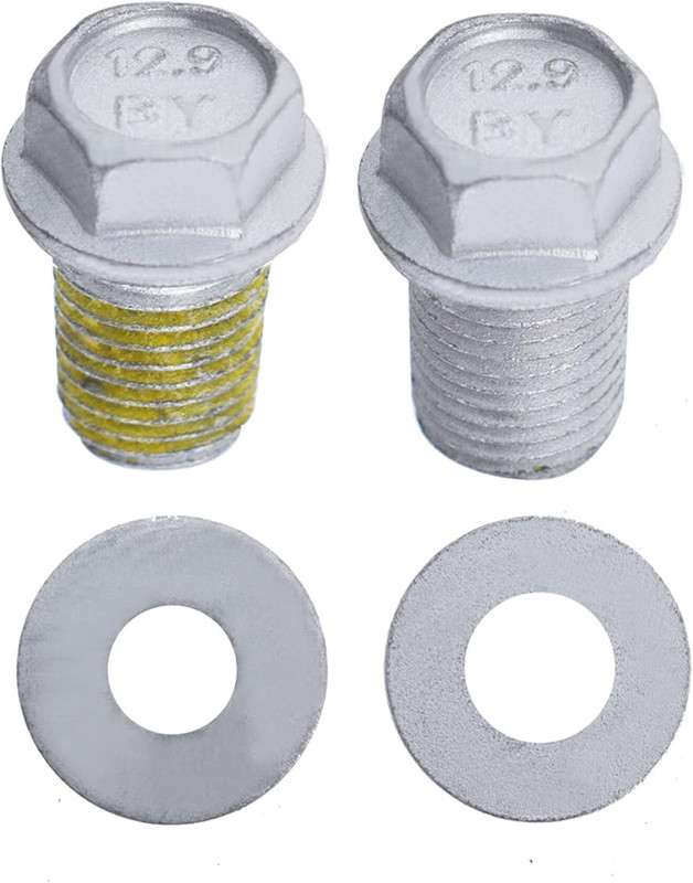 2 Pcs Drive Shaft Retaining Bolt Set with Washers Replacement for Can-Am ATV 250