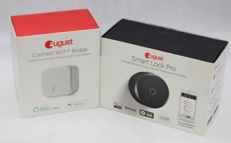 August Connect Wi-Fi Bridge & Smart Lock Pro BUNDLE *OPEN BOX*