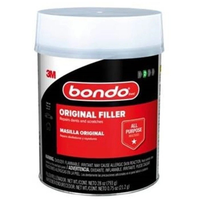 BONDO QR-QT-ES QUART ORIGINAL INTERIOR / EXTERIOR ALL PURPOSE PUTTY FILLER