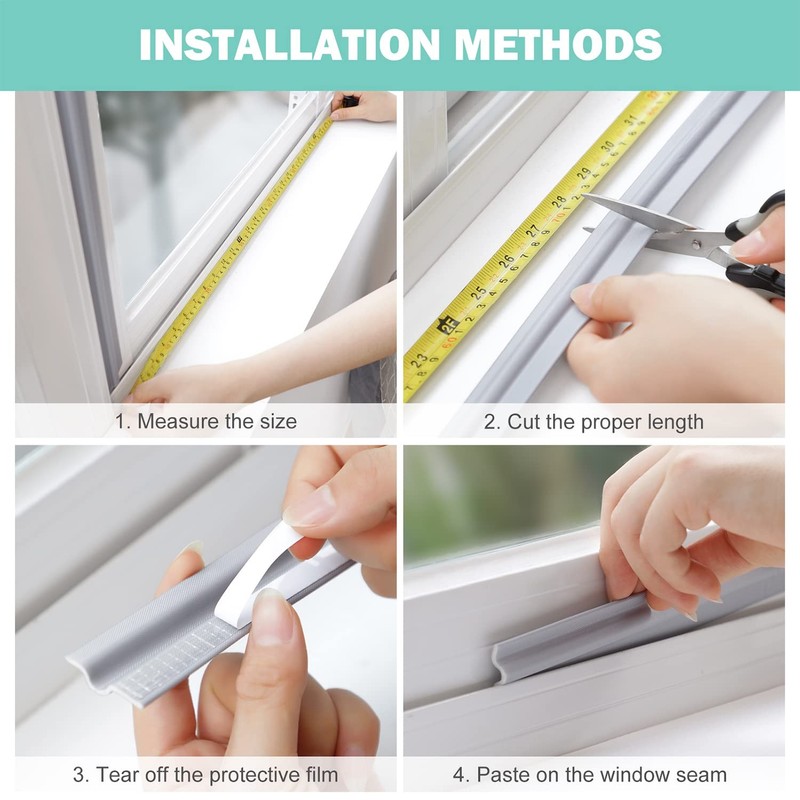 Draft Stopper Sweep Door Weatherproofing Stripping Window Seal Strip Selfadhisiv gallery