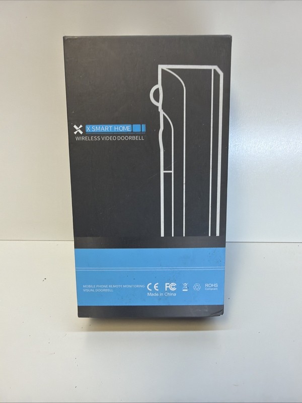 X Smart Home Wireless Video Doorbell Mobile Phone Remote Monitoring. New.