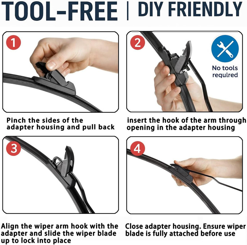 Windshield Wiper Blades Replacement for 2021 2022 2023 2024 2025 Kia Sorento – F gallery