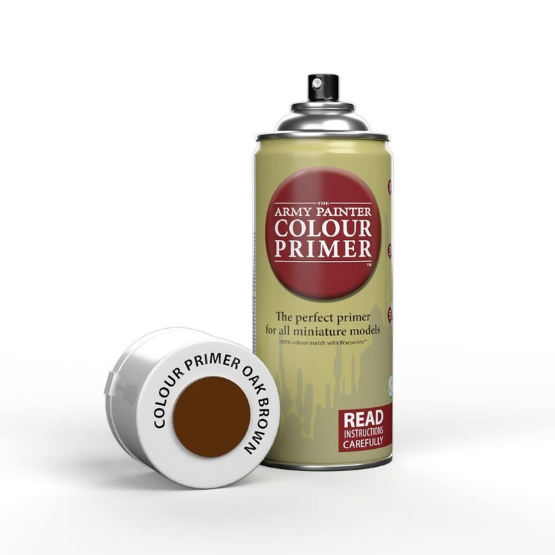 Colour Primer Oak Brown, 400 mL Acrylic Spray Primer, Spray Paint for Miniatu…