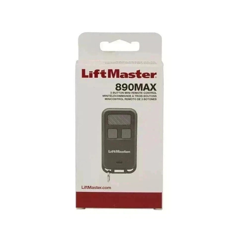 LiftMaster 890MAX +2. security Mini Key Chain Garage Remote Control PACK # 20 gallery