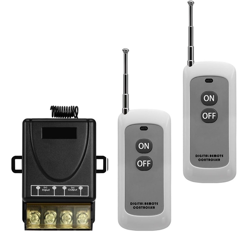 Remote Control Switch 12V 40A Relay Wireless 984FT Range – for Water Pump