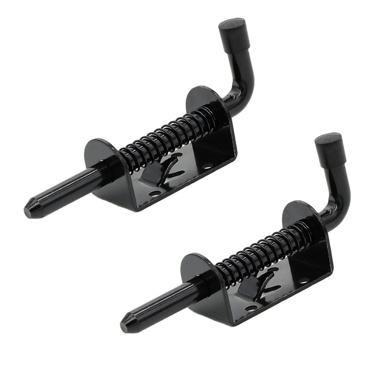 5 Inch Spring Loaded Latch Bolt, Heavy Duty Spring Loaded Latch Pin Door Lock,1/