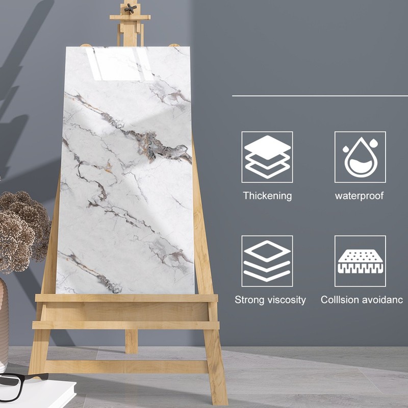 20/40pcs Oversized Marble Tiles Wall Panels Set – Self-Adhesive Marble Sheets