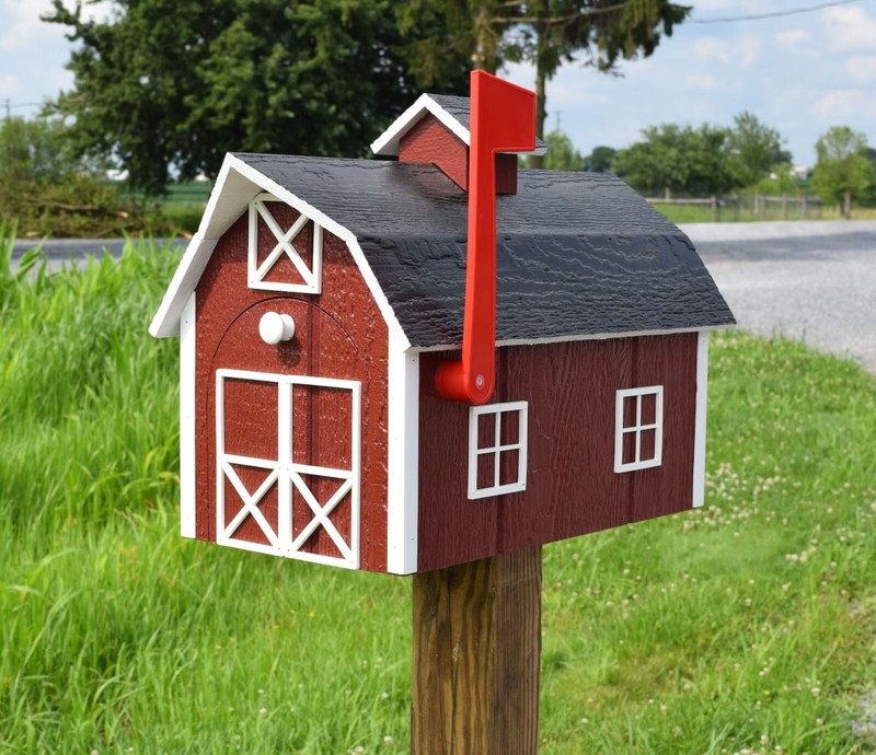 Barn Mailbox | Amish mailbox | Amish Handmade | Made in USA
