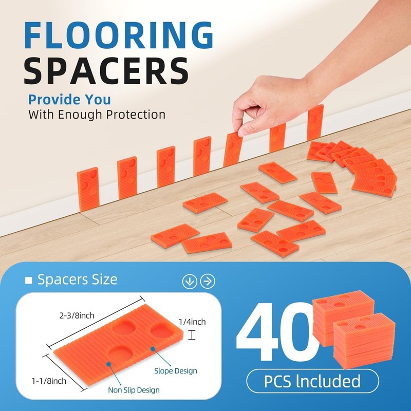 Precision 43-Piece LVP Installation Tools: Ergonomic Design & Durable Components gallery