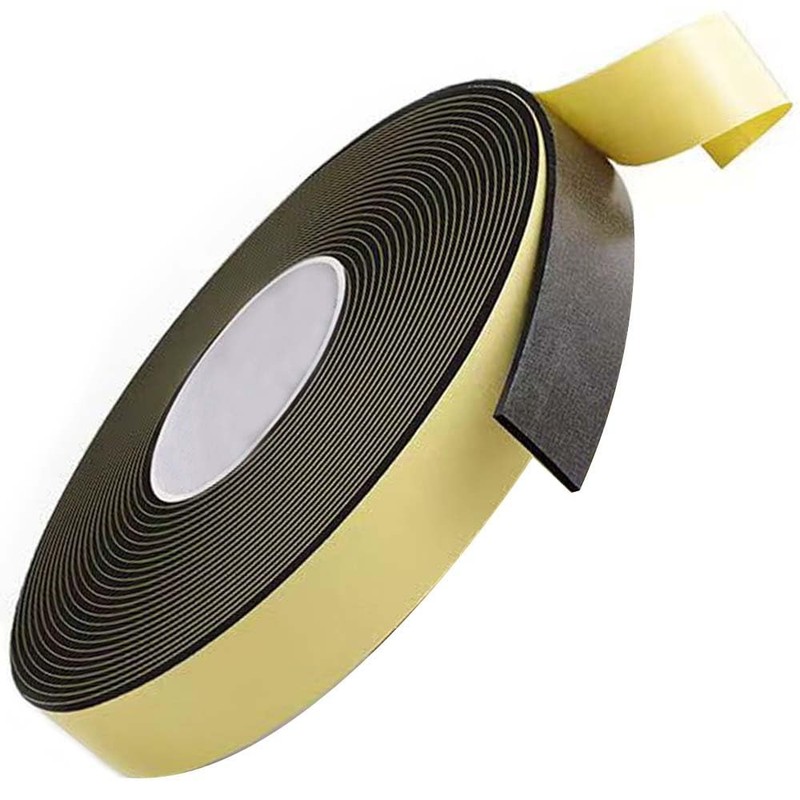 High Density Foam Tape Waterproof Sealing Strip, Single-Sided Adhesive EVA Se…