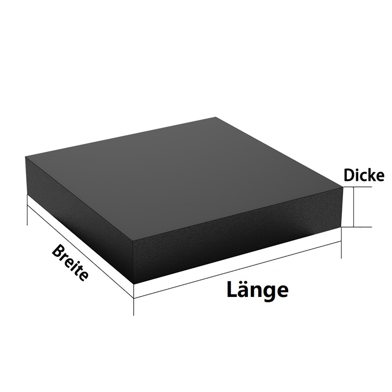 Black Solid Rubber Sheeting Various Sheet Sizes Available 5mm To 50mm Thickness gallery