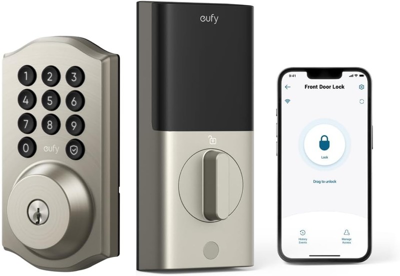 eufy C30 Smart Keyless Entry Door Lock Built-in Wi-Fi Deadbolt Auto Lock |Refurb