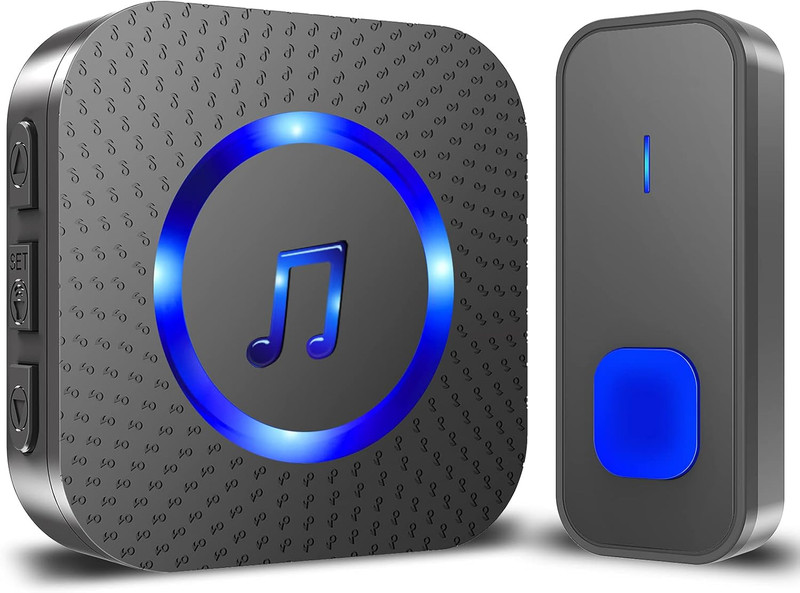Wireless Doorbell Kit, Waterproof with 1300 Feet Range, 1 Button + 1 Receiver gallery