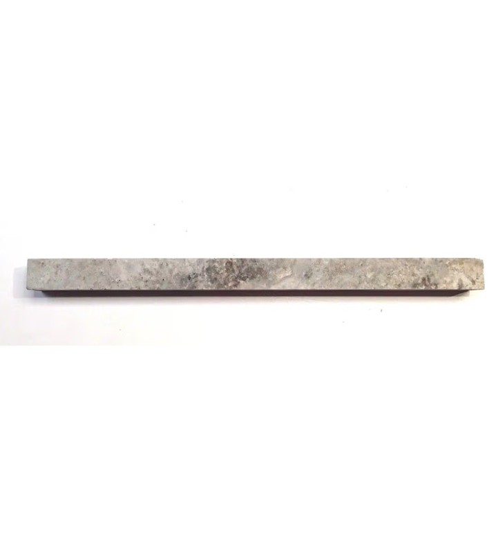 3/4×12 Silver Travertine Chair Rail Cubic Liner Profile Trim Molding Wall Tile.