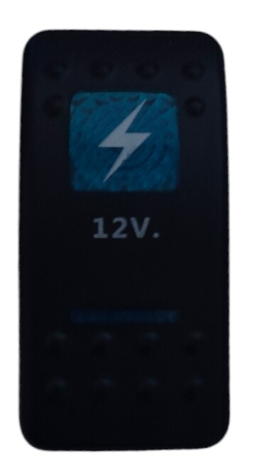 Rocker Switch ARB Carling Style LED 12V 24V Waterproof Heaps Designs A-F