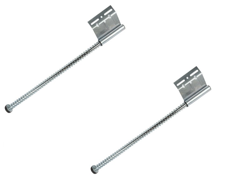 Garage Door Pusher Bumper Spring 33″ Plunger 12ga Bracket 3/8" Bolt 2.5lbs/in