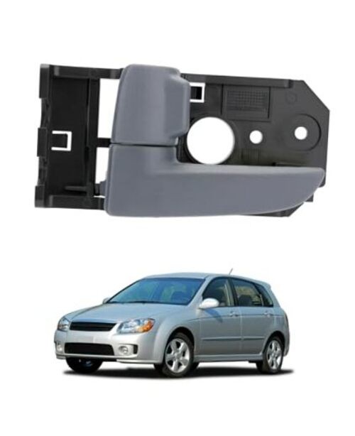 Driver Door Handle, Compatible with 2004-2009 Kia Front/Rear Driver (1PC) Gray